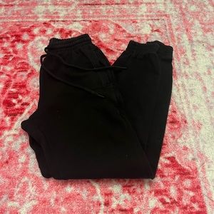 aerie black sweatpants xs